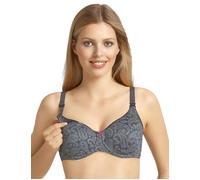 Anita Womens 5092 Paisely Nursing Bra - Grey Elastane - Size 36E