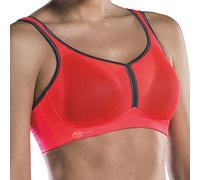Anita Women's Air control delta pad Full Cup Plain Sports Bra, Multicolour (coral/anthracite 595), 30F (Manufacturer Size:30F)