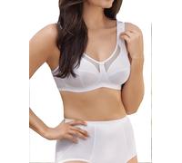 Anita Womens Clara Comfort Soft Cup Bra - White Nylon - Size 44D UK BACK/CUP