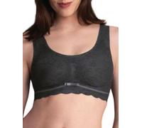 Anita Womens Essential Lace Bralette - Grey Polyamide - Size X-Large