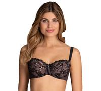 Anita Women's Full Figure Underwired Balconette Bra 5205 Black 36 A