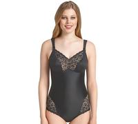 Anita Women's Havanna 3/4 Bodysuit, Black, 22 (Manufacturer Size:44B)