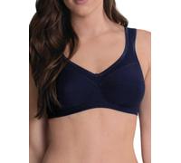 Anita Womens Jana Comfort Cotton Soft Bra - Blue Polyamide - Size 42B