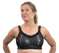 Anita Womens Momentum Sports Bra - Black - Size 40C