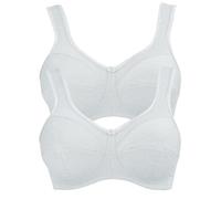 ANITA Women's Non-Wired Cotton Rich Bra 5427 (Pack of 2) White 44 H