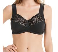 Anita Women's Support Bra 5813 Non-Wired Non-Padded Full Cup Plus Size Black 38G