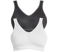 Anita Women's Pack of 2 Sports Bra Light & Firm 5521 Black-White 42C