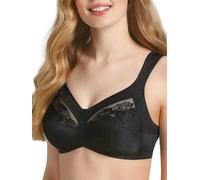 Anita Womens Safina Support Bra - Black Cotton - Size 38F