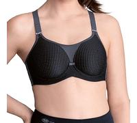Anita Active Performance Wire X Underwired Sports Bra - Black/Anthracite - 32G