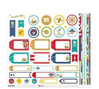 Anita y su mundo Treasure Island Papers Scrapbooking, Multicoloured, 30.5 x 30.5 cm, 13