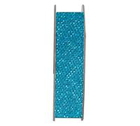 Anita's 3m Glitter Satin Turquoise Coloured Ribbon, Ideal Fabric For Crafting, Gift Wrapping, Hair, Sewing, And Curling For Balloons And Gifts, Ribbons Are A Great Craft Item To Have In Craft Stash
