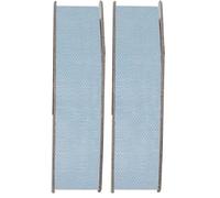 Anita's 3m Organza Soothing Blue Coloured Ribbon, Ideal Fabric for Crafting, Gift Wrapping, Hair, Sewing, Curling for Balloons and Gifts, Ribbons are Great Craft Item to Have in Craft Stash