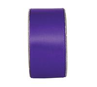 Anita's 3m Wide Satin Deep Purple Coloured Ribbon, Ideal Fabric for Crafting, Gift Wrapping, Hair, Sewing, Curling Balloons, Gifts, Ribbons are Great Craft Item to have in Craft Stash