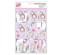 Anita's A4 Birthday Balloons Decoupage Sheet, Accessories Supplies For Craft, Paper Craft, Scrapbooking, Card Making, Origami, Ideal for Adult Craft, Adds Textured Pattern To Craft Projects