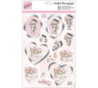 Anita's A4 Celebrations Coloured Foiled Decoupage Sheet, Accessories Supplies For Craft, Paper Craft, Scrapbooking, Card Making, Origami, Ideal for Adult Craft, Adds Textured Pattern To Craft Projects