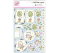 Anita's A4 Egg Hunt Foiled Coloured Decoupage Sheet, Accessories Supplies For Craft, Paper Craft, Scrapbooking, Card Making, Origami, Ideal for Adult Craft, Adds A Textured Pattern To Craft Projects