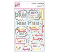 Anita's A4 Fab Mum! Decoupage Sheet, Accessories Supplies For Craft, Paper Craft, Scrapbooking, Card Making, Origami, Ideal for Adult Craft, Adds Textured Pattern To Craft Projects