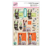 Anita's A4 Laughing Llama Decoupage Sheet, Accessories Supplies For Craft, Paper Craft, Scrapbooking, Card Making, Origami, Ideal for Adult Craft, Adds Textured Pattern To Craft Projects