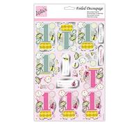 Anita's A4 No 1 Monkey Foiled Decoupage Sheet, Accessories Supplies For Craft, Paper Craft, Scrapbooking, Card Making, Origami, Ideal for Adult Craft, Adds Textured Pattern To Craft Projects