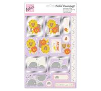 Anita's A4 Pride & Joy Foiled Decoupage Sheet, Accessories Supplies For Craft, Paper Craft, Scrapbooking, Card Making, Origami, Ideal for Adult Craft, Adds Textured Pattern To Craft Projects
