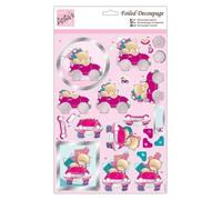 Anita's A4 Shopping Splurge Foiled Coloured Decoupage Sheet, Accessories Supplies For Craft, Paper Craft, Scrapbooking, Card Making, Origami, Ideal for Adult Craft, Adds A Textured Pattern To Crafts