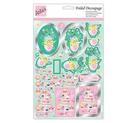 Anita's A4 Teacups & Cupcakes, Decoupage Sheet, Accessories Supplies For Craft, Paper Craft, Scrapbooking, Card Making, Origami, Ideal for Adult Craft, Adds Textured Pattern To Craft Projects
