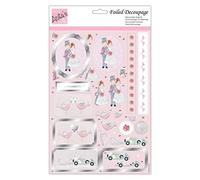 Anita's A4 True Love Decoupage Sheet, Accessories Supplies For Craft, Paper Craft, Scrapbooking, Card Making, Origami, Ideal for Adult Craft, Adds Textured Pattern To Craft Projects