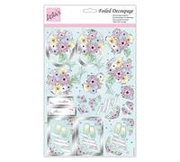 Anita's A4 Wedded Bliss Foiled Decoupage Sheet, Accessories Supplies For Craft, Paper Craft, Scrapbooking, Card Making, Origami, Ideal for Adult Craft, Adds Textured Pattern To Craft Projects