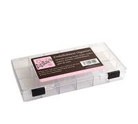Anita's Embellishment Organiser, 8 x 4", Clear Plastic, Pack Of 1, For Art, Craft, Hair And Nail Accessories, Gems, Beads, Fishing, Office Tidy