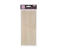 Anitas Glitterations 3D Border Stickers, Gold, For Scrapbooking, Card Making, Kids Play, Homework, Art, Craft, Embelish, Decorative, Paper, Card, Glass, Metal, Plastic, Foam