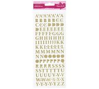 Anitas Glitterations Stickers, Upper Case Alphabet, Gold, For Scrapbooking, Card Making, Kids Play, Homework, Art, Craft, Embelish, Decorative, Paper, Card, Glass, Metal, Plastic, Foam