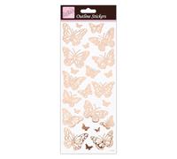 Anita's for Scrapbooking, Making, Kids Play, Homework, Art, Craft, Embelish, Decorative, Paper, Card, Glass, Metal, Plastic, Foam, Rose Gold on White, Single Pack