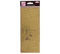 Anitas Outline Stickers, Couples, Gold, For Scrapbooking, Card Making, Kids Play, Homework, Art, Craft, Embelish, Decorative, Paper, Card, Glass, Metal, Plastic, Foam
