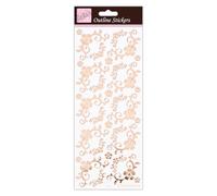 Anita's for Scrapbooking, Making, Kids Play, Homework, Art, Craft, Embelish, Decorative, Paper, Card, Glass, Metal, Plastic, Foam, Rose Gold on White, Single Pack