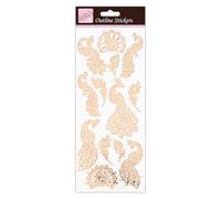 Anita's for Scrapbooking, Making, Kids Play, Homework, Art, Craft, Embelish, Decorative, Paper, Card, Glass, Metal, Plastic, Foam, Rose Gold on White, Single Pack