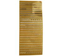 Anitas Outline Stickers, Small Letters, Gold, For Scrapbooking, Card Making, Kids Play, Homework, Art, Craft, Embelish, Decorative, Paper, Card, Glass, Metal, Plastic, Foam