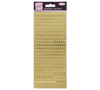 Anitas Stickers Small Numbers Gold, Gold