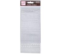 Anitas Stickers Small Numbers Silver, Silver