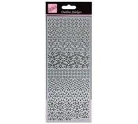 Anitas Outline Stickers, Sparkling Stars, Silver, For Scrapbooking, Card Making, Kids Play, Homework, Art, Craft, Embelish, Decorative, Paper, Card, Glass, Metal, Plastic, Foam