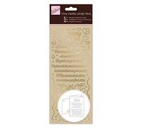 Anitas Outline Stickers, Verses, Wedding Wishes, Gold, For Scrapbooking, Card Making, Kids Play, Homework, Art, Craft, Embelish, Decorative, Paper, Card, Glass, Metal, Plastic, Foam