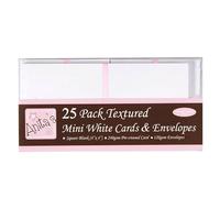 Anita's Plain, Blank Cards & Envelopes, 4 x 4, White, Pack of 25, for Home, Wedding, Birthday, Christmas, Thank You, Art & Craft, Scrapbooking Supplies, Baby Shower, Card Making