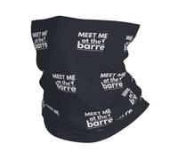 Anitdust Half Face Scarf Meet Me At The Barre Hair Band Multifunctional Neck Scarf For Climbing Outdoor Tennis
