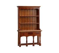 Anitique Miniature Shelf Organisers Wooden Cabinet Model Furniture Figure for 1/12 Dollhouses Kitchen Living Room Decorations Miniature Cabinet for Dollhouses