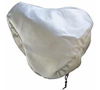 Aniworld Large UV Protective Waterproof Bike Saddle Cover, 28 x 28cm, Wide Cycle Seat Rain Cover with Elastic, Oversized Memory Foam Bike Seat Cushion Cover