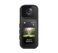 Aniyaa 180° Rotate 2.7K 1080P Thumb Camera 1.47-Inch IPS Screen Digital Video Recorder WIFI Sport Cycling Camera Black