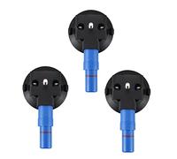 Aniyaa 3pcs 3 Inch Concave Vacuum Cup 75mm Heavy Duty Hand Pump Suction Cup with M6 Threaded Stud