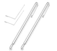 Aniyaa Extendable 304 Stainless Steel Dowsing Rods Kit-Adjustable for Water Finding, 2 PCS Divining Rods Tool