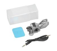 Aniyaa Morse Key Double Paddle Rustproof Automatic CW Key with Cable for Shortwave Radio Easy Install Easy to Use