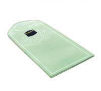 Aniyaa Prayer Rug Prayer Mat for Ramadan Portable Worship Kneel Embossing Floor Carpets Non-Slip Soft Meditation Mat Green