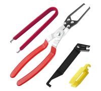 Aniyaa Relay Puller Pliers, Fuse Puller Pliers, 4-Pack Automotive Relay Fuse Puller Tool,FMM Fuses Puller Tool,Terminal Remover